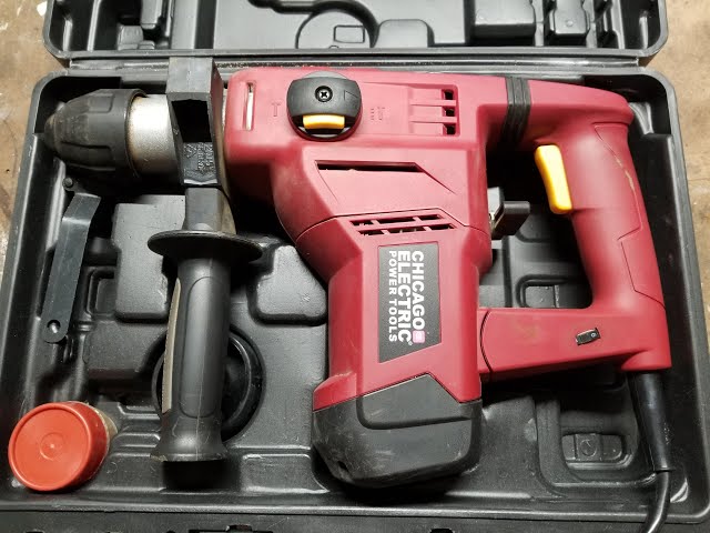 HARBOR FREIGHT SDS ROTARY HAMMER DRILL TEST, USEFUL PIECE OF KIT