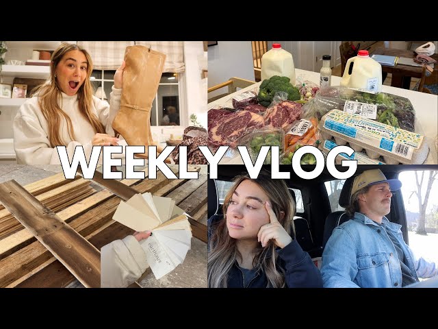 Luxury Gift Surprise!! Interior Design Meetings, Furniture Shopping, Life Struggles | Julia & Hunter