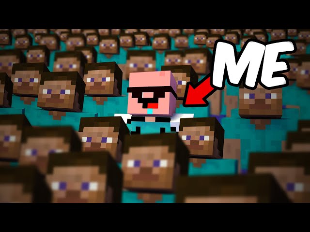 Going Undercover in a Minecraft Server for 24 Hours!