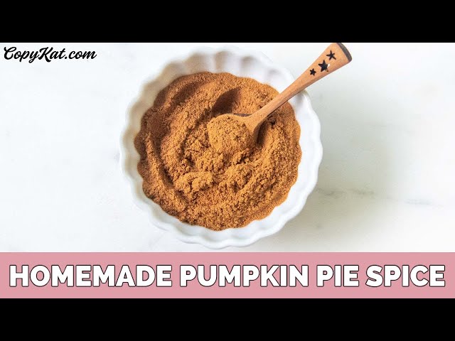 How to make Pumpkin Pie Spice