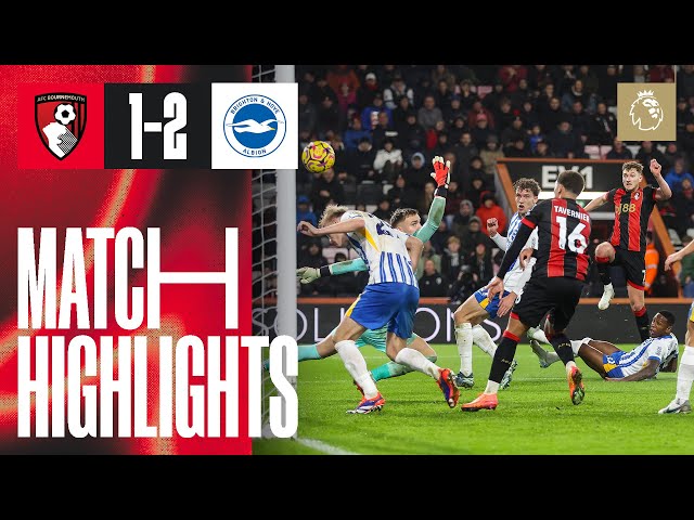 Brooks goal not enough against ten-man Seagulls | AFC Bournemouth 1-2 Brighton