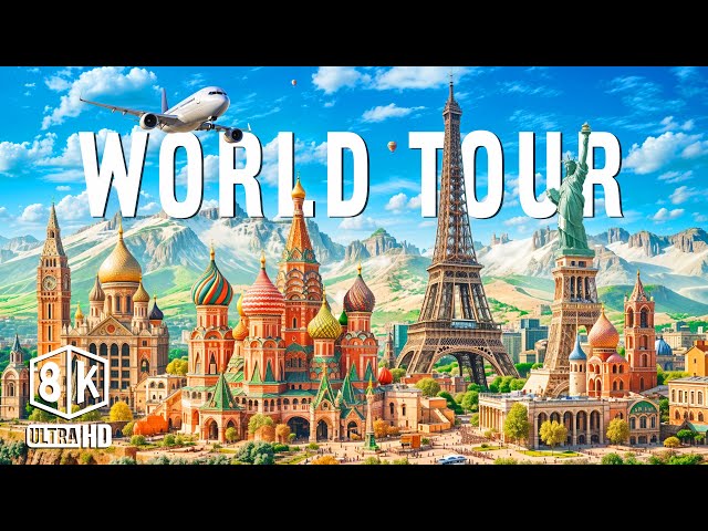 World Tour 8K UHD - Journey to Discover the Top 100 Most Unique Places in the World