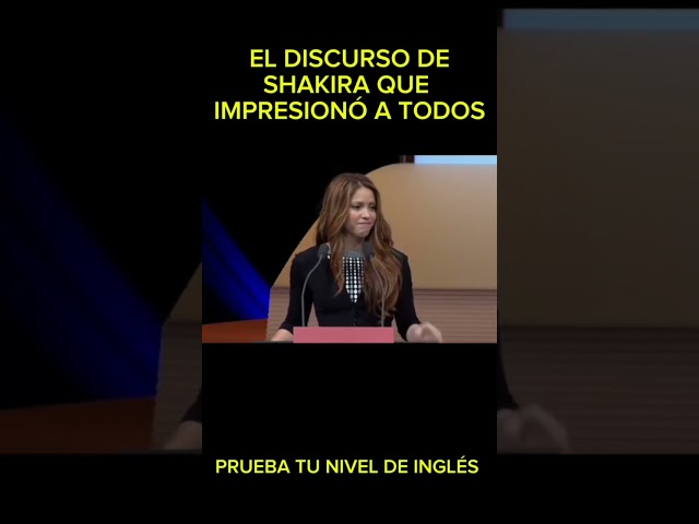 Shakira pronuncia DISCURSO sobre su FUNDACIÓN para NIÑOS PIES DESCALZOS