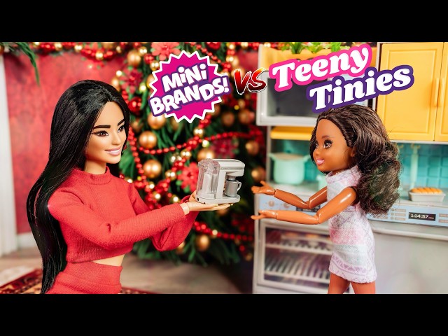 Mini Brands Home vs Teeny Tinies FiveBelow Kitchenette | Gift Guide