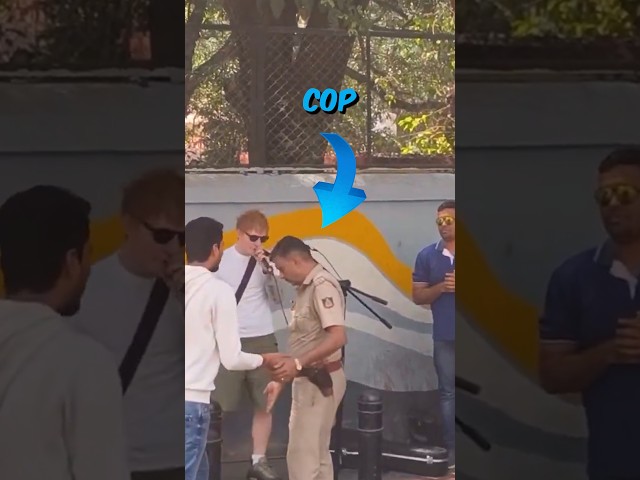 Cops Cut Ed Sheeran’s Church Street Performance Short! #news #shorts