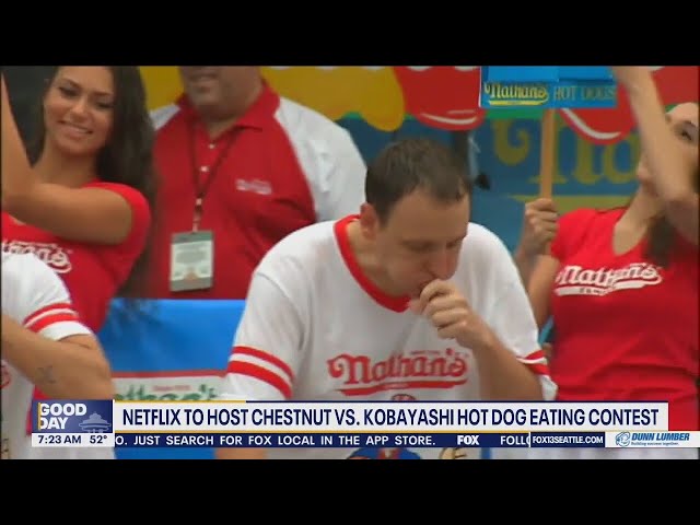 Joey Chestnut to face off with Takeru Kobayashi in Netflix Live event