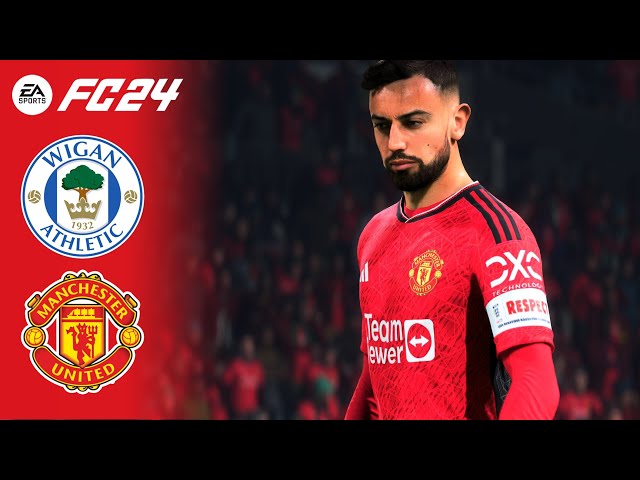 PS5 FC 24 Wigan Athletic vs Manchester United | Emirates FA Cup