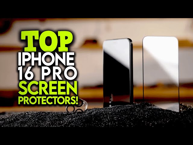 Top 5 Best iPhone 16 Pro Screen Protectors! 🔥