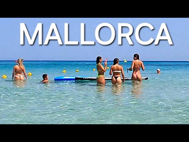 🇪🇦 MESQUIDA beach in MALLORCA island 🌴 Spain 2024 4K