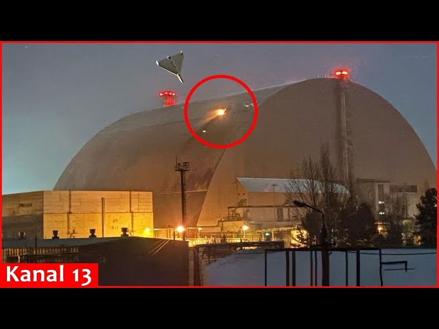 Drone armed with a warhead hit protective outer shell of Ukraine’s Chernobyl nuclear plant