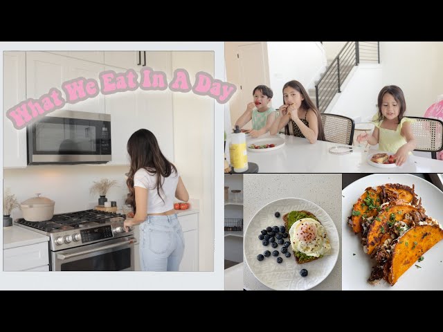 What I Eat In a Day 💕  MOM, KIDS & TODDLER Meal Ideas 2024