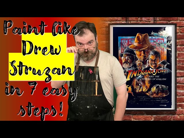 Paint a movie poster like Drew Struzan in 7 easy steps!