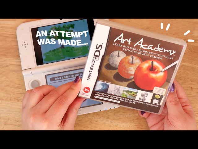 Professional Artist goes back to School with an old art game for the Nintendo DS. Art Academy.