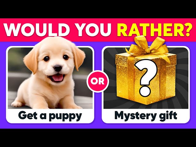 Would You Rather...? MYSTERY Gift Edition 🎁 Monkey Quiz