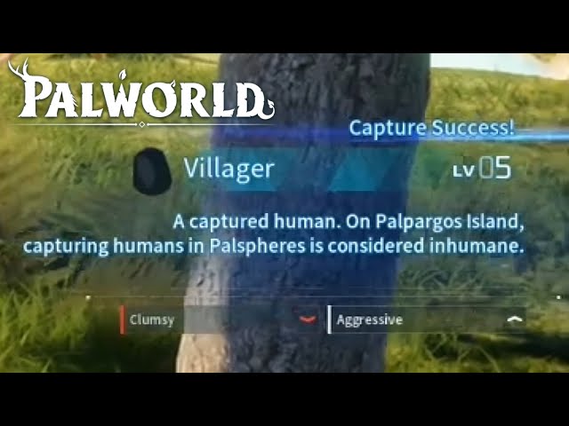 I Caught a Human in Palworld