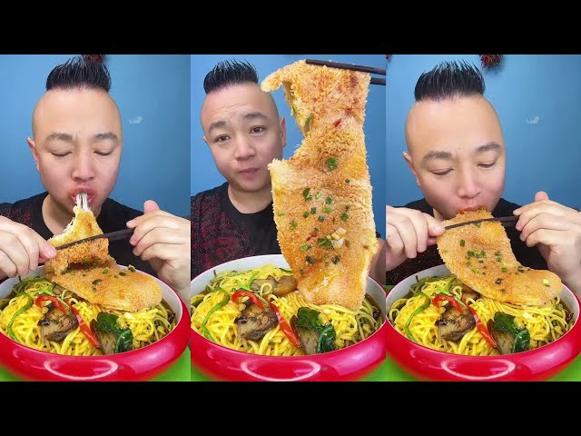 ASMR MUKBANG|DELICIOUS TRIPE | RAMEN |자이언트 돼지고기 너클|Mukbang|먹방