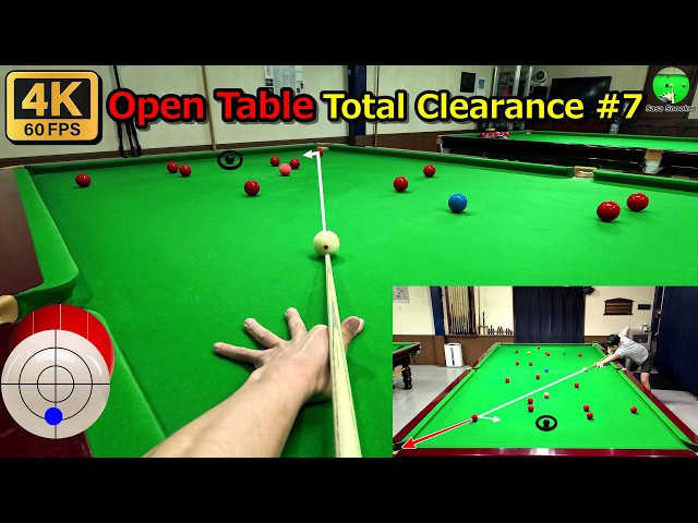 Snooker POV: Open Table Total Clearance (No.7)