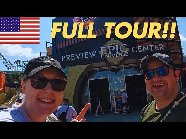 FULL TOUR of the Epic Universe Centre & ALL the Merch | Florida Vlogs