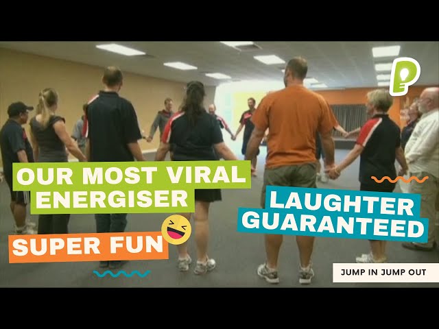 Group ENERGISER, Warm-Up, Fun Game - Jump In Jump Out | playmeo