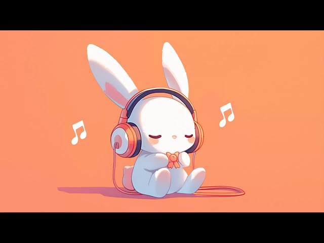 Cute Lofi Bunny Music 🥕 【Cute lofi music mix】 [study music, relaxing music]