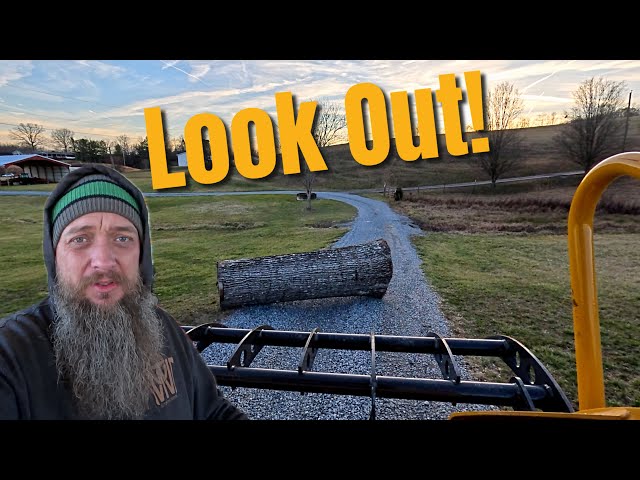 RUN AWAY LOG At The Sawmill!