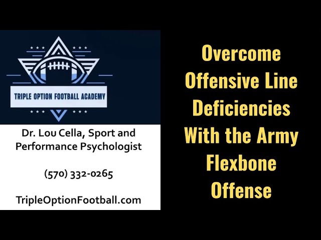 Overcome Offensive Line Deficiencies With the Army Flexbone Offense