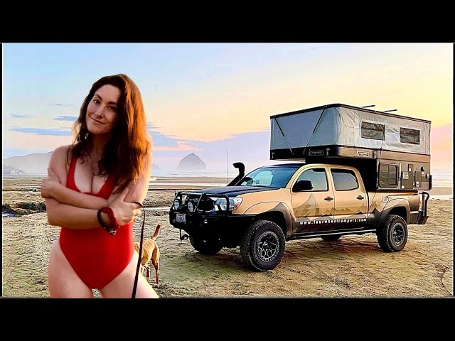 The TRUTH about LIVING in a Four Wheel TRUCK camper FULL-TIME (HONEST REVIEW, FULL TOUR & PROS/CONS)