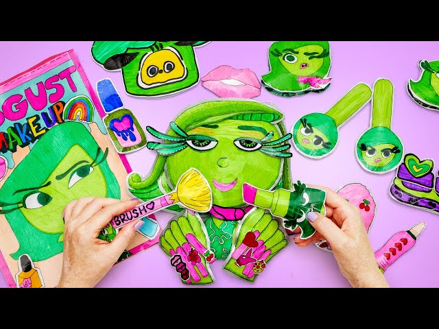 Can We Turn Disgust Into Glam✨? Fun Inside Out Craft Adventure with Slick Slime Sam's Maker World