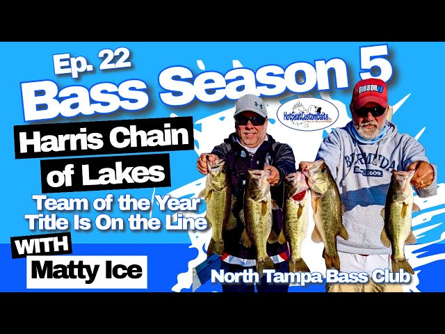 Harris Chain Bass Fishing Tournament Team of the Year is on the Line Huge Win!