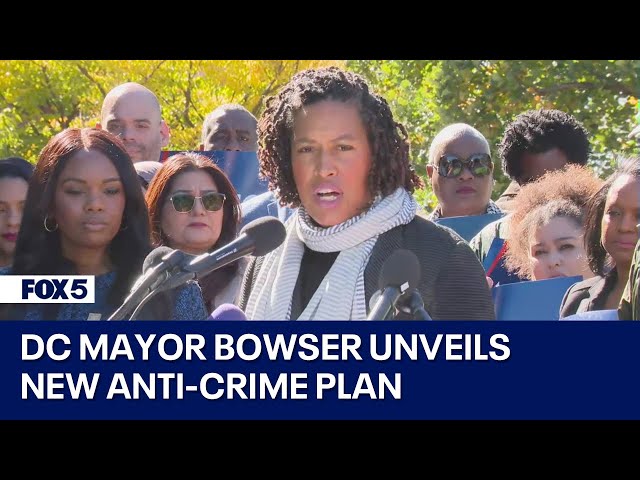 DC Mayor Bowser unveils new anti-crime plan