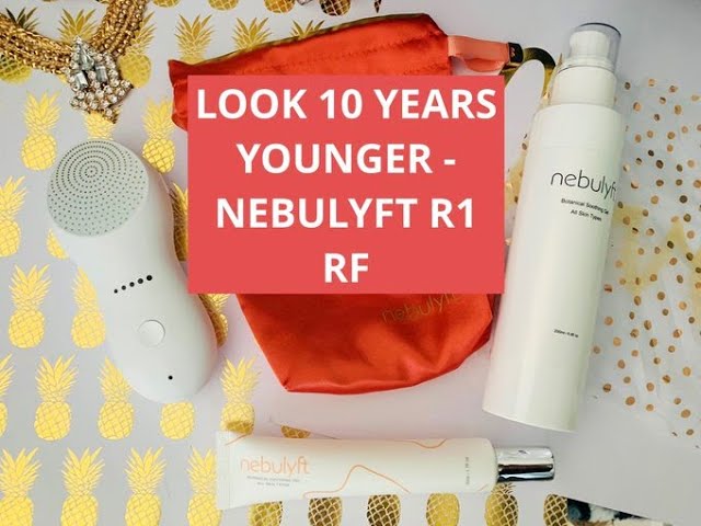 LOOK 10 YEARS YOUNGER- I NOTICED A DIF ON THE FIRST USE- NEBULYFT R1 MULTIPOLAR RF ANTI-AGING DEVICE