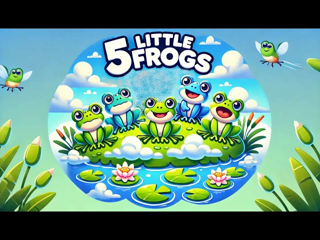 five little frogs "Toons TV: Fun Rhymes & Magical Stories for Kids"