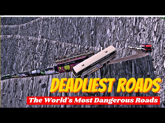 Are You Brave Enough? Bus Driving On The World's Most Dangerous Roads || Driver On Dangerousroads