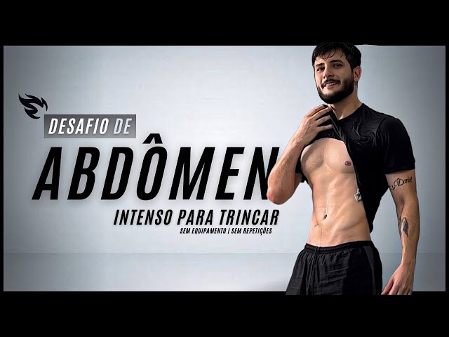 Treino de ABDOMINAL intenso - 10 MIN (em casa, sem equipamentos.)