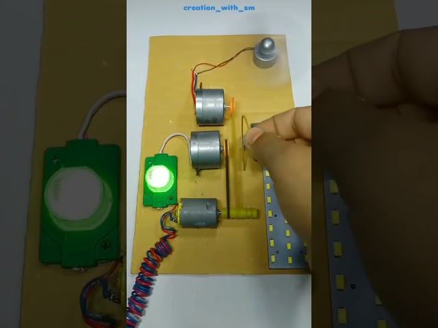 Pully system Generator #tech #diy #generator #tutorial #reels #viral #dcmotor #trending