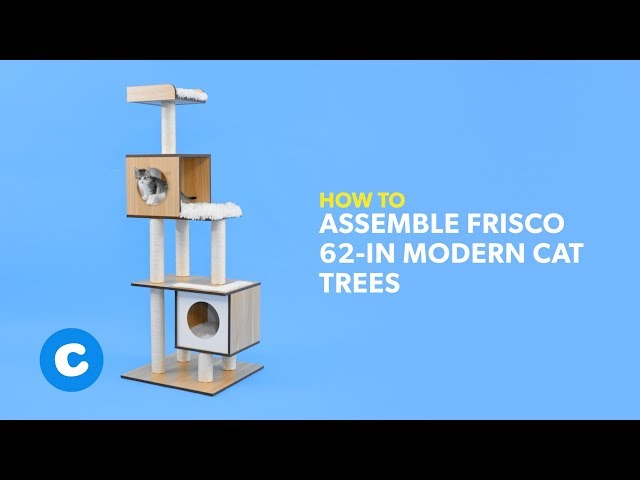 How to Build Frisco 62-Inch Modern Cat Trees | Chewy