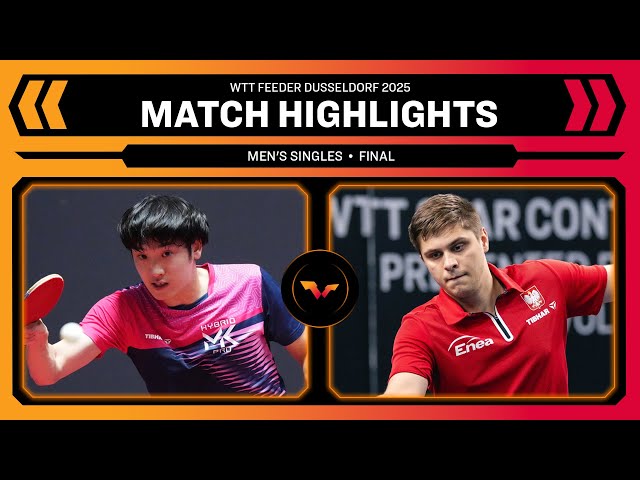 Yuto Muramatsu vs Samuel Kulczycki | MS Final | WTT Feeder Düsseldorf 2025