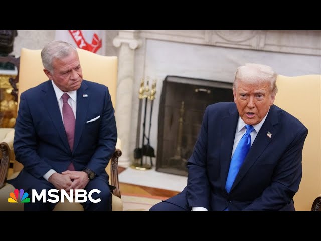 Full Video: Trump meets Jordan’s King Abdullah II in Oval Office and vows U.S. ‘will take Gaza’