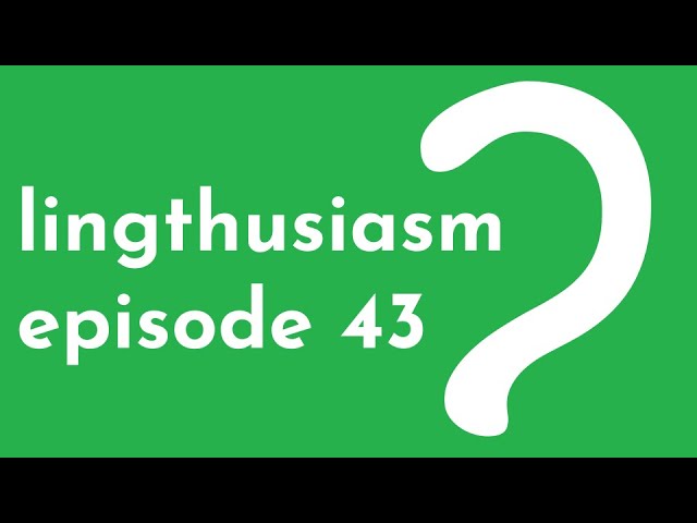 43: The grammar of singular they - Interview with Kirby Conrod on nonbinary language and gender