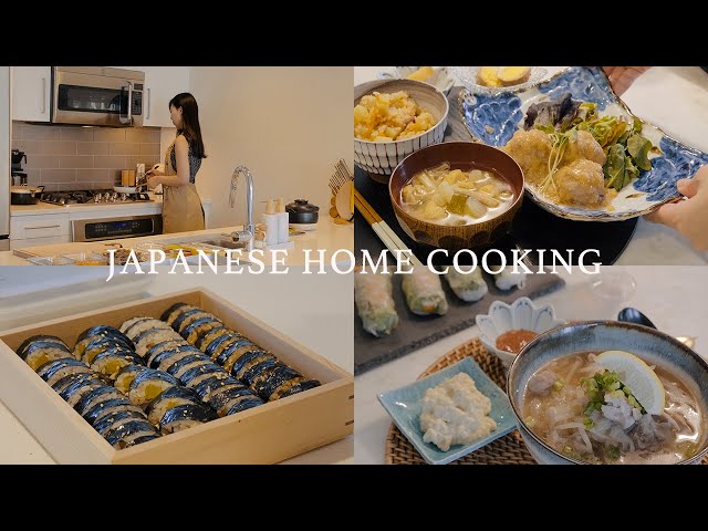 Collection of 15 Japanese  dishes🥢｜ASMR Cooking｜Cook with me｜Japanese home cooking vlog