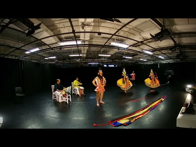 LASELL College Of The Arts, Student Indian Dance performance Day 2 in 360