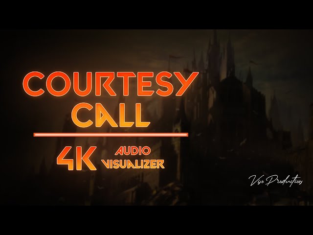 Courtesy Call (Thousand Foot Krutch) | 4K Audio Visualizer | 1.5x Fast |Lyrics