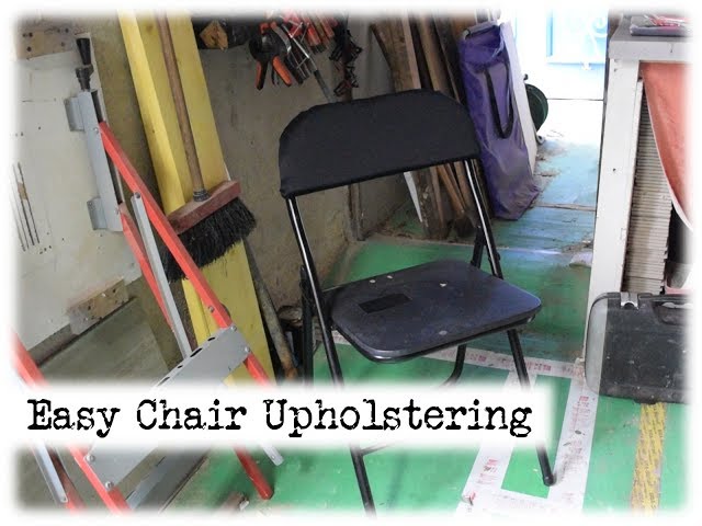 Easy Chair Repair/Upholstering || DIY