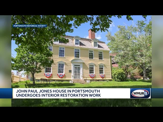 John Paul Jones House in Portsmouth undergoes interior restoration work