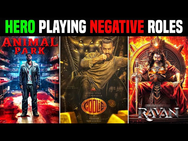 Top 10 Big Indian Actors Playing Dangerous Villain Roles In Upcoming Movies | Hero बनेंगे Villains