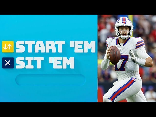 Start 'Em Sit 'Em Week 6 | NFL Fantasy