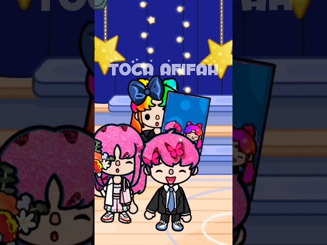 Pink or rainbow hair 🥺 #tocaboca #tocalifeworld #shortsfeed