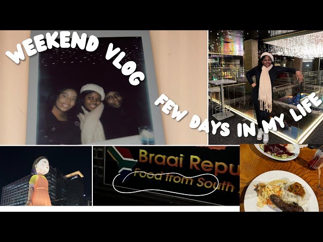 Weekly Vlog: South African Dinner(Braai Republic) Seoul Market & Itaewon Nightlife!