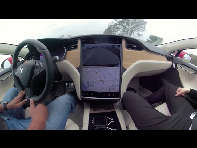 My Tesla Test Drive in 360