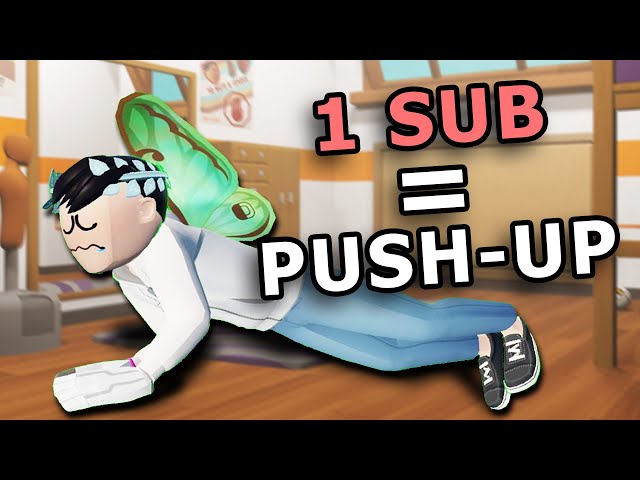 1 SUB = 1 PUSH-UP 🔴 LIVE